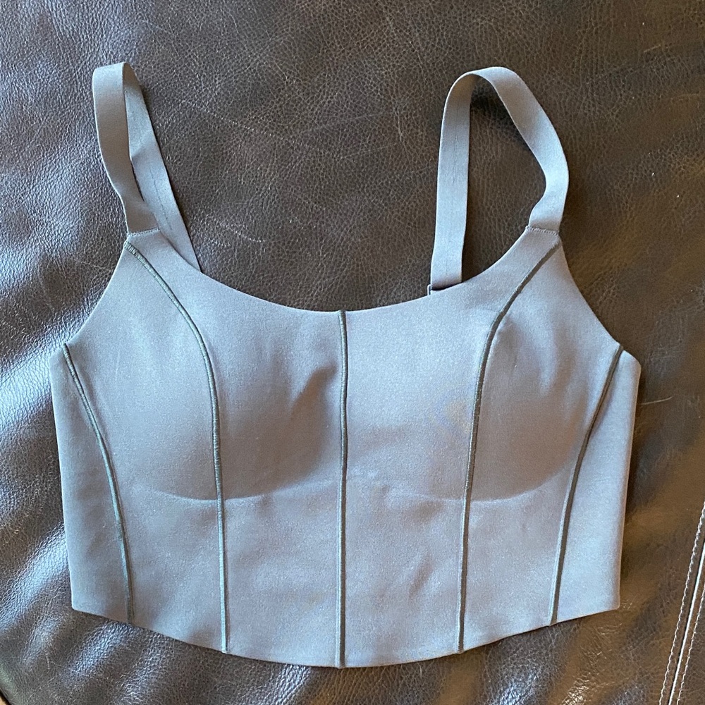Aerie Dark Gray Tank Top / Sports Bra